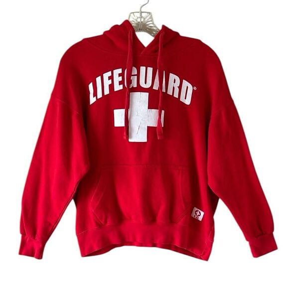 Lifeguard Red Hoodie - Picture 1 of 5